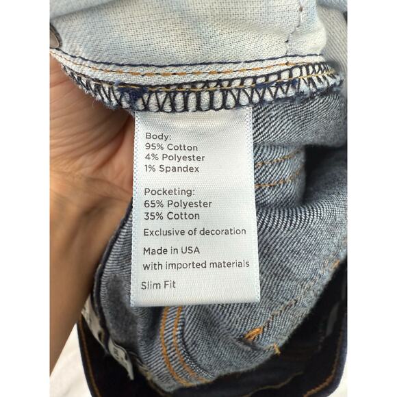 Flint and Tinder Jeans Men 30x30 Dark Wash Blue Slim Fit Casual - Picture 10 of 11